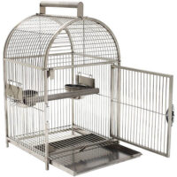 portable bird travel cages stainless steel